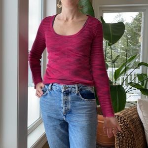 M Missoni Space dye light sweater top